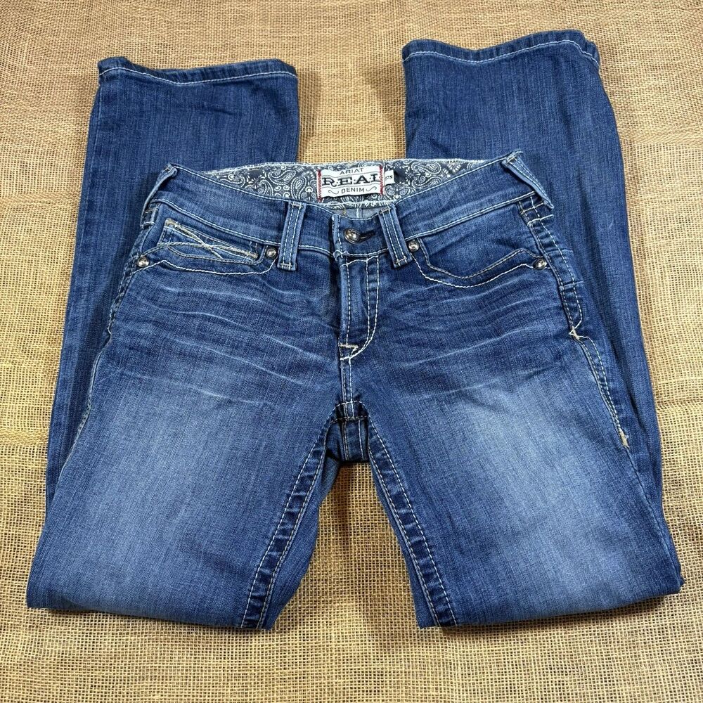 Ariat Women’s Boot Cut Jeans in Medium Blue Wash